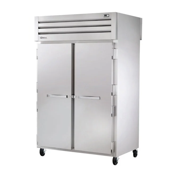 True STA2HPT-2S-2S 52" Pass-Thru Solid Front / Solid Rear Swing Door Heated Cabinet - 3000W