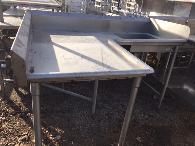 Stainless Steel Commercial Dishwasher Tables