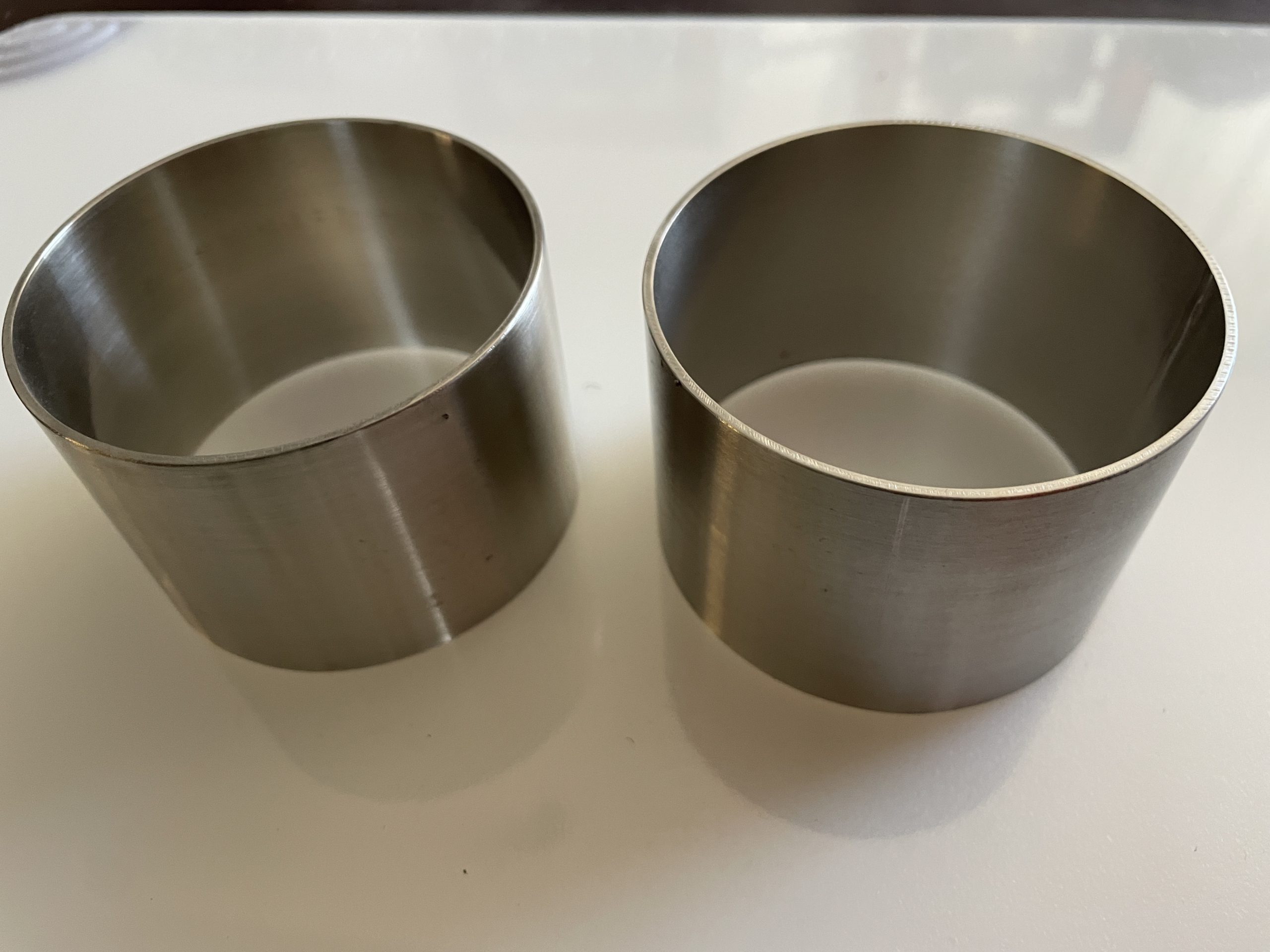Stainless Steel Round Mold Ring 2.3/4″ x 2″ Pastry Mousse Dessert