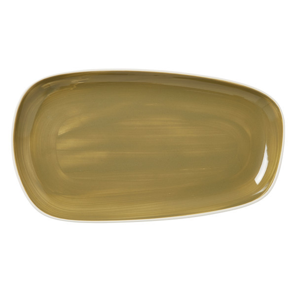 Steelite - Nyx 13.5" Olive Nordic Tray (6 Per Case) - 12200640
