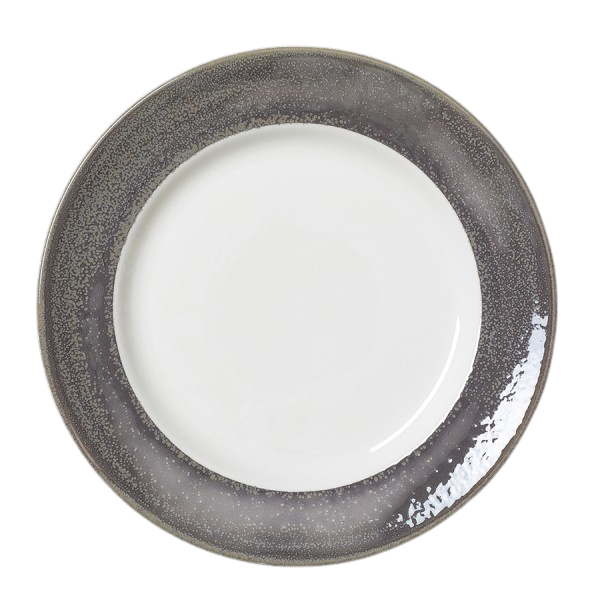Steelite - Revolution Edge 10.6" Granite Plate (12 Per Case) - 17900812