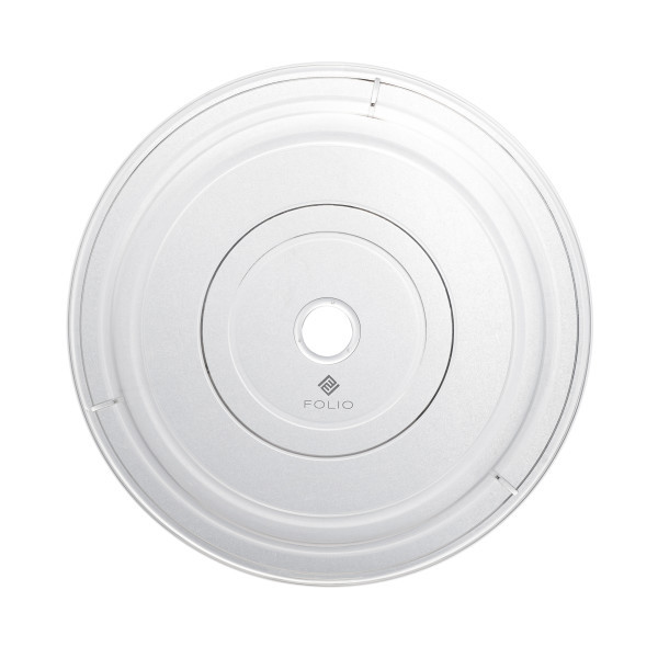 Folio - 10.5" Clear Round Polycarbonate Plate Cover (24 Per Case) - 5379PC902