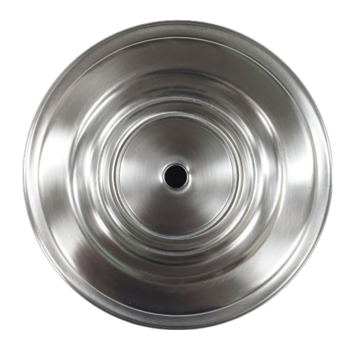 Folio - 11 In Double Crown Plate Cover S/S Plate Cover (24 Per Case)- 5379S804