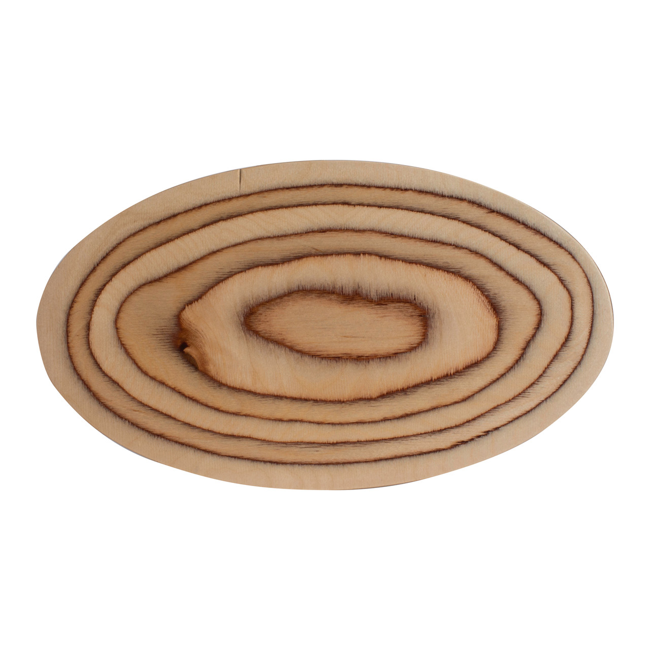Creations - 13 3/4 In X 7 7/8 In Creations Wood Oval Tray (6 Per Case) - 6525DL001