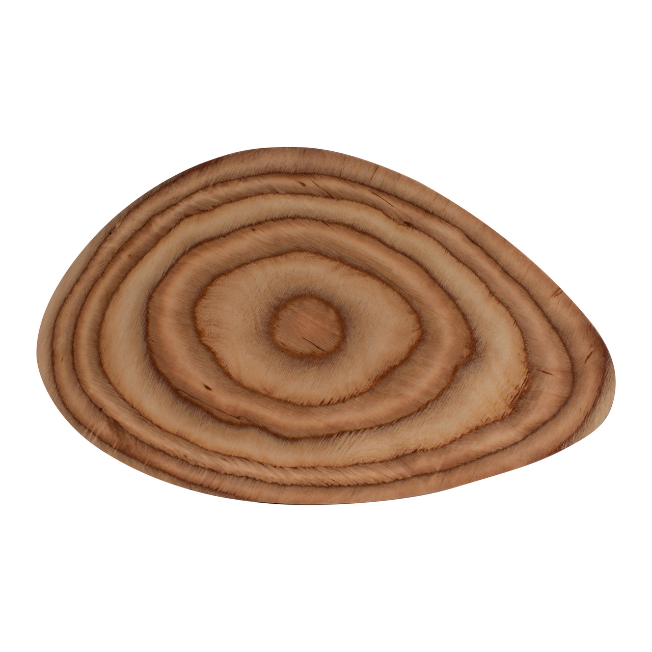 Creations - 14 1/2 In X 9 In Creations Wood Freestyle Platter (6 Per Case) - 6525DL008