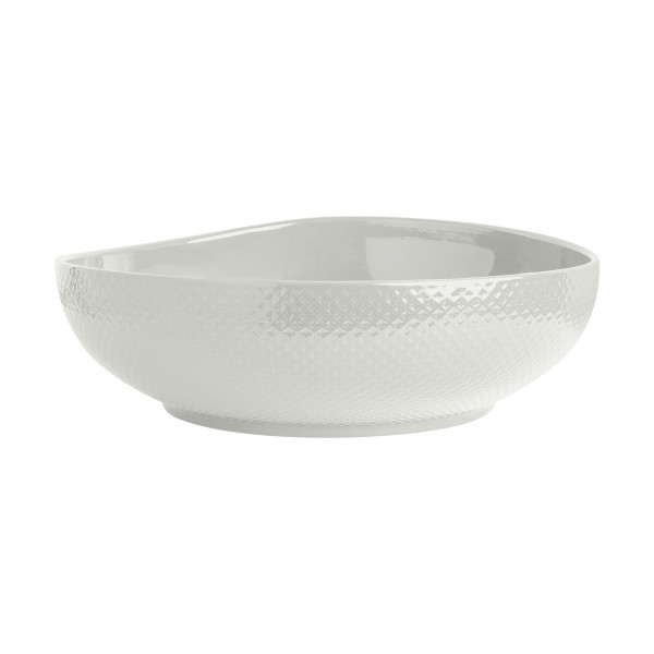 Folio - 3.75 Qt Alpha Ceram Buffet White Serving Bowl (4 Per Case) - 6958E6131