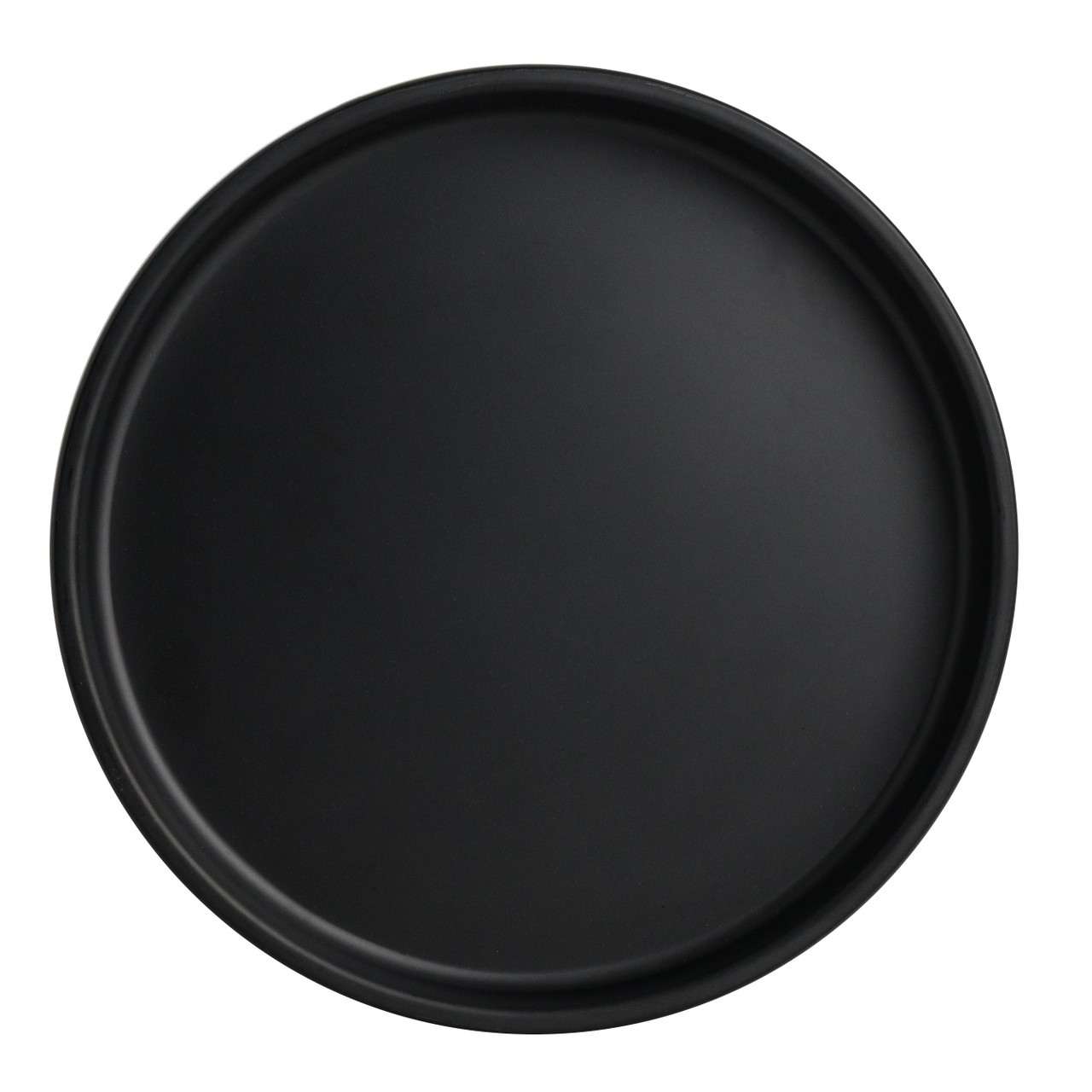 Creations - 6 1/4 In X 7/8 In Cali Stack Plate Black (6 Per Case) - 7181TM501