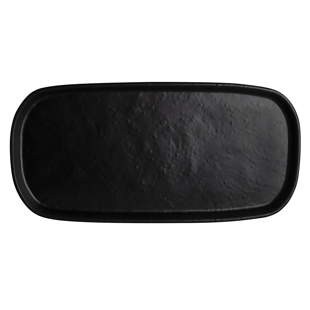 Creations - 14 1/2 In X 7 In X 1 In Black Cali Rectangular Tray Black (6 Per Case) - 7181TM521