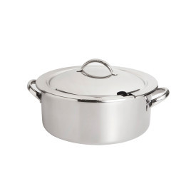 D.W. Haber - 5.5 Qt Stainless Steel Soup Chafer - DW05CWG8SS