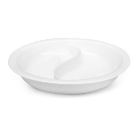 D.W. Haber - 4 Qt Ceramic Divided Food Pan - DW06RFP2SPOR