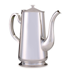 D.W. Haber - Traditional 2 Qt Stainless Steel Coffee Pot w/ Base - DW1264B
