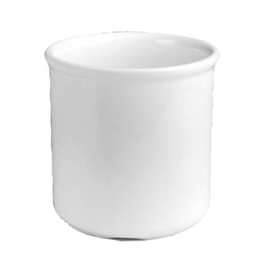 Hall China - 5 1/2 In X 4 7/8 In White Bain Marie Jar (12 Per Case) - HL3010AWHA Hall China - 5 1/2 In X 4 7/8 In White Bain Marie Jar (12 Per Case) - HL3010AWHA - Image 2