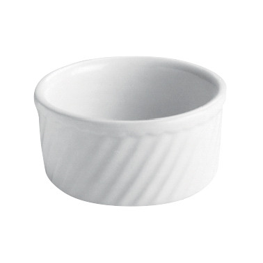 Hall China - 8 Oz White Souffle Dish (24 Per Case) - HL4980AWHA