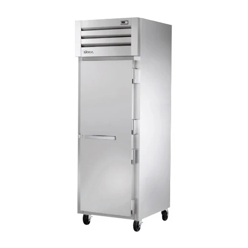 True STG1H-1S 27.5" Reach-In Solid Swing Door Heated Cabinet - 1500W