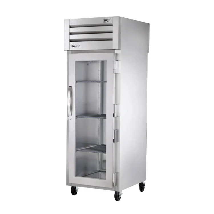 True STG1HPT-1G-1S Pass Thru Glass Front / Solid Rear Heating and Holding Cabinet - 1500W