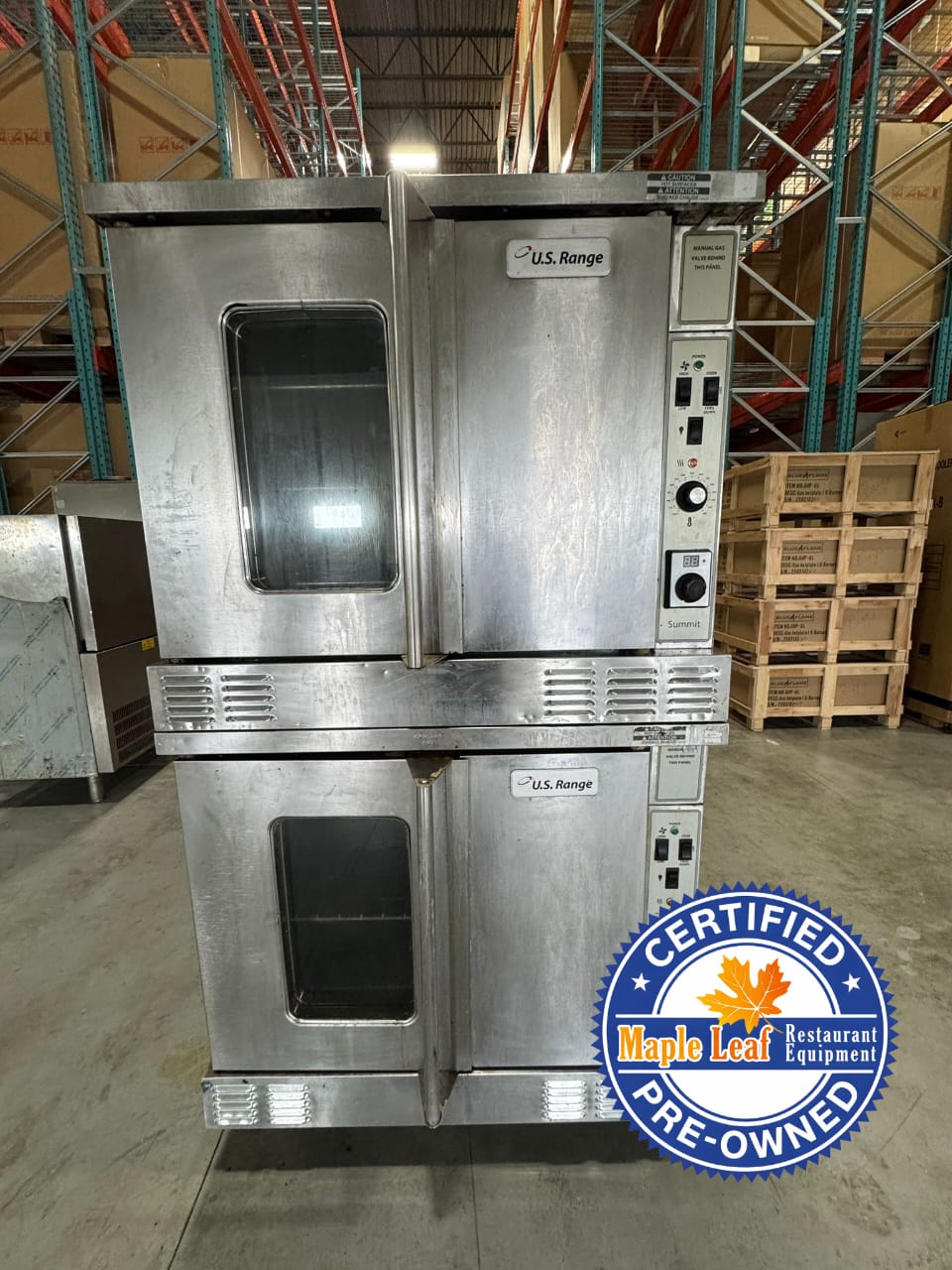 2018 Garland SUMG-100 Double Deck Full-Size Natural Gas Convection Oven