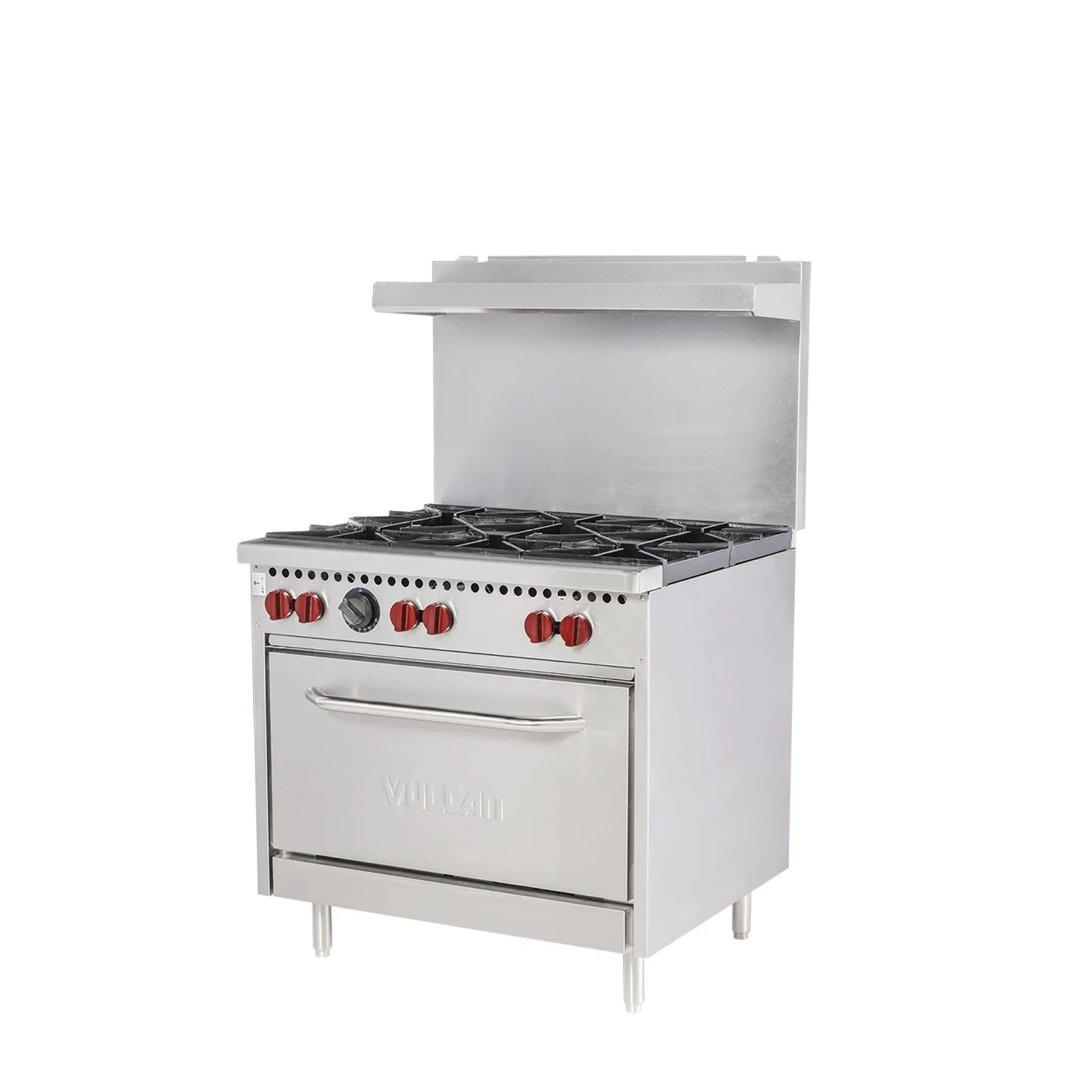 Vulcan SX36-6B 36" Natural Gas 6-Burner Range With Standard Oven - 198,000 BTU