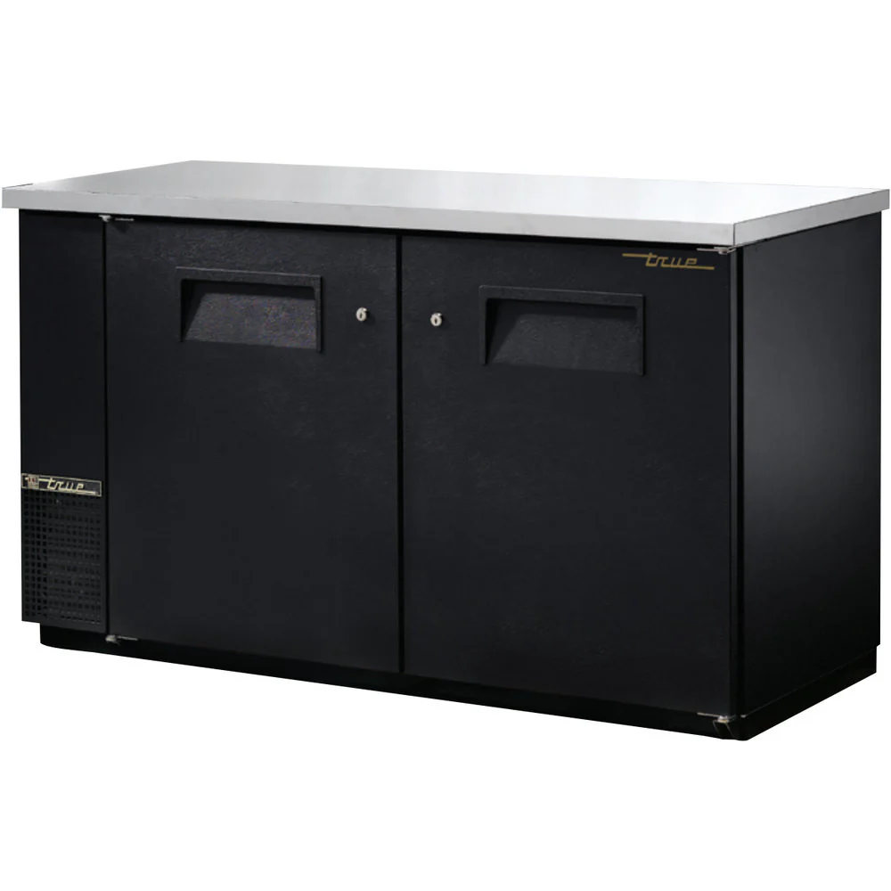 True TBB-24-60-HC 61" Solid 2-Door Back Bar Refrigerator With Hydrocarbon Refrigerant