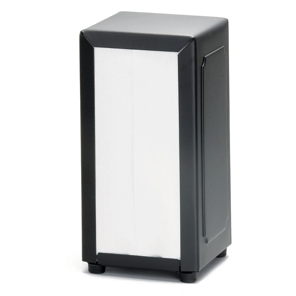 TableCraft 2212 Black Tallfold Napkin Dispenser