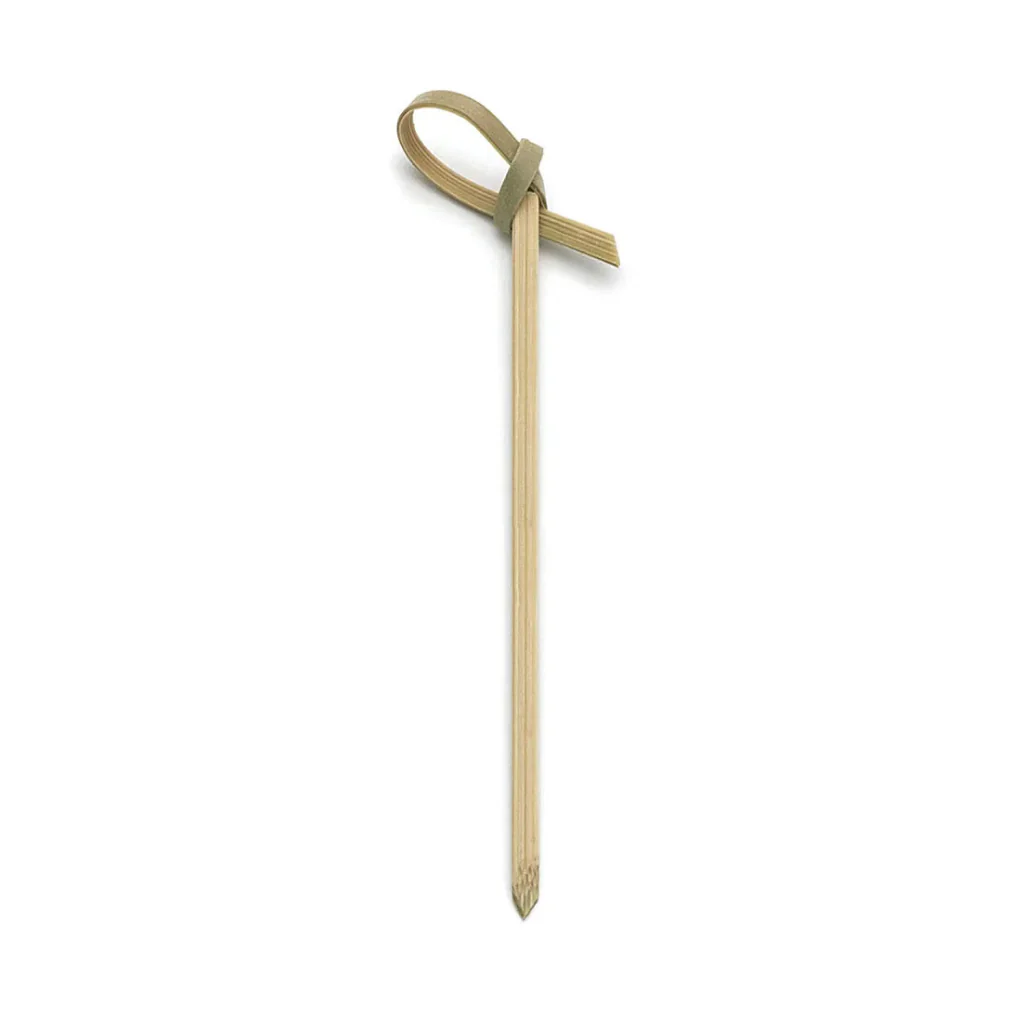 Tablecraft BAMK35 3.5" Knot Bamboo Pick - 100/Pack