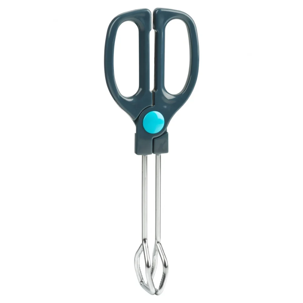 Trudeau 05117131 10" Stainless Steel Scissor Tongs with Plastic Handle