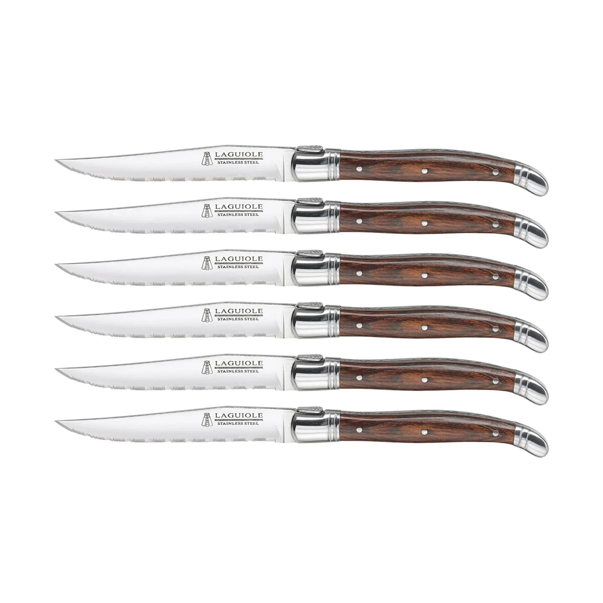Laguiole By Andre Verdier 6-Piece Set Steak Knives