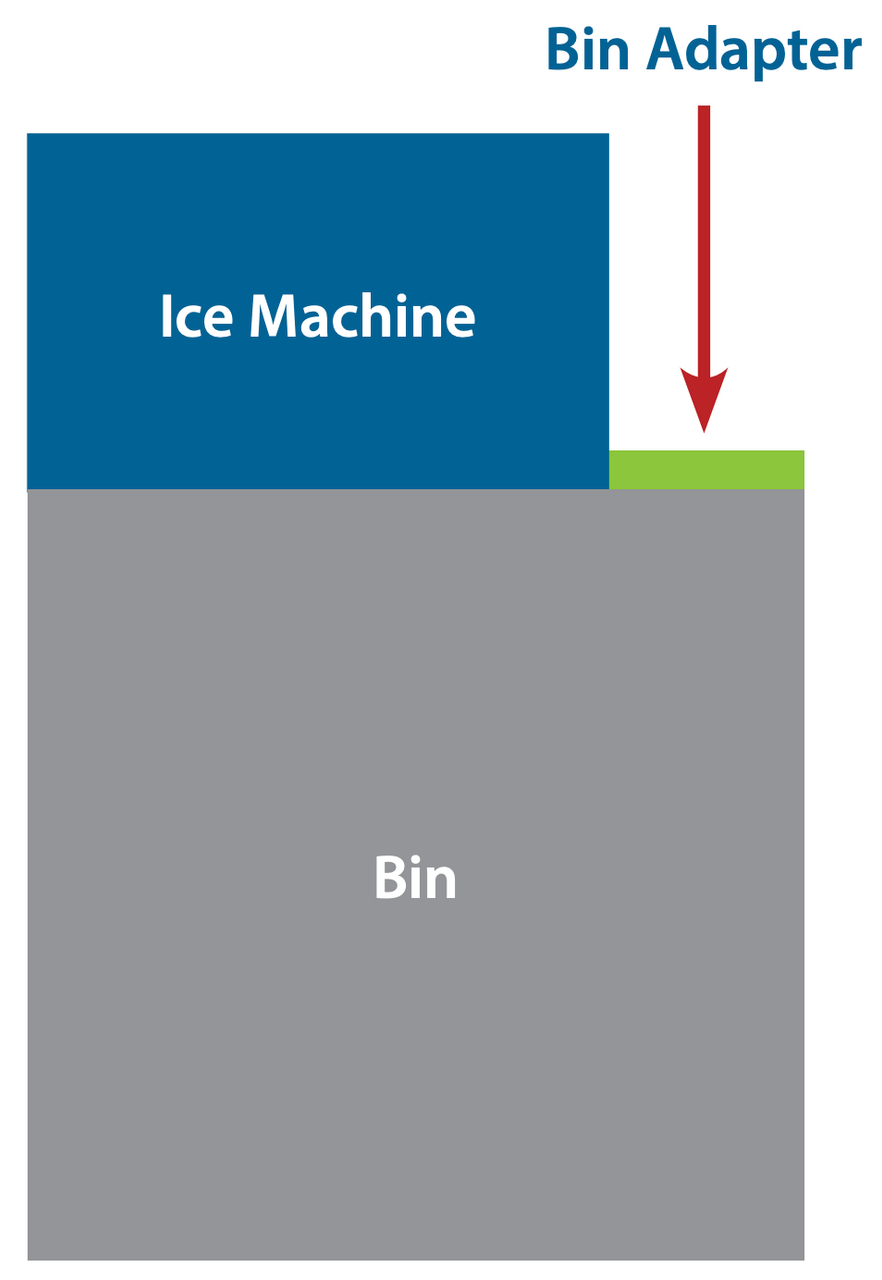 True - 8" Ice Bin Adapter - 228242