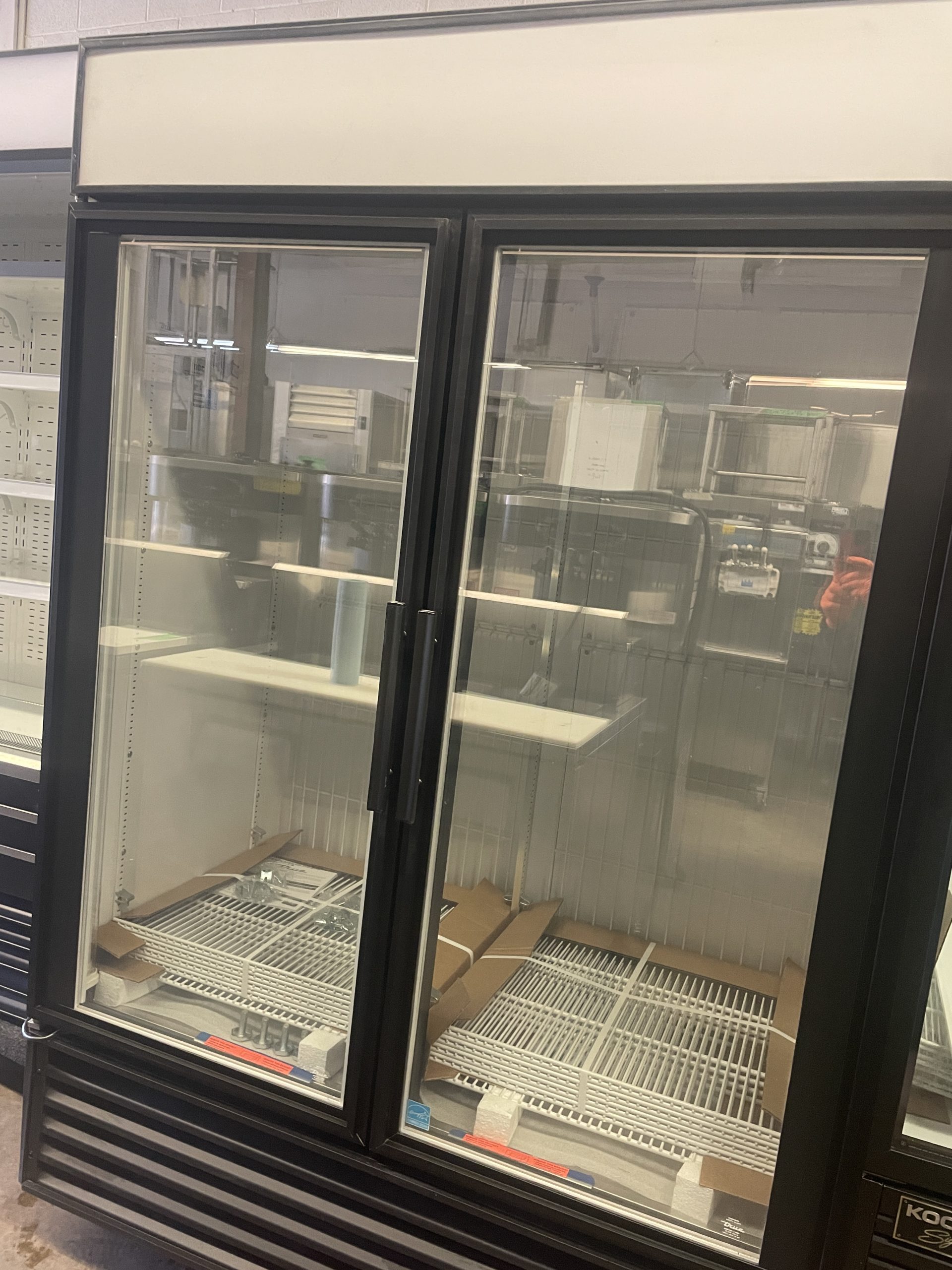 True 2-Door Commercial Glass Door Freezer