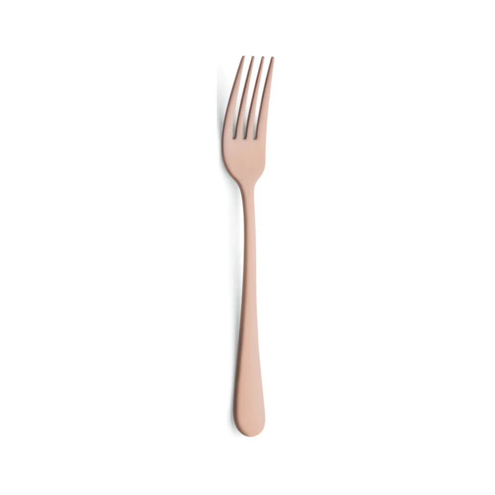Tableware Cutlery 7" Amefa Austin Copper PVD Dessert Fork - 12/Case - 1410AEB000340