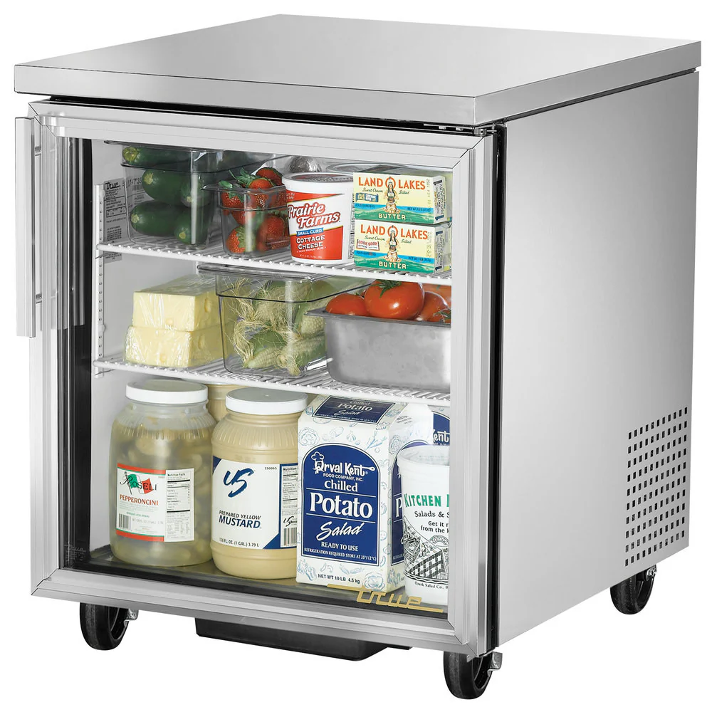 True TUC-27G-ADA-HC~FGD01 27" ADA Compliant 1-Glass Door Undercounter Refrigerator