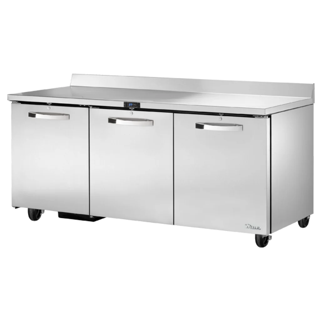 True TWT-72-ADA-HC~SPEC3 72" ADA Compliant 3-Door Worktop Refrigerator