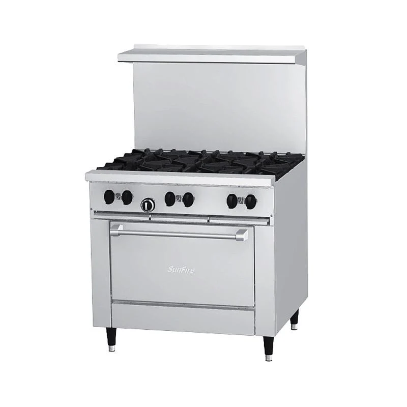 US Range U36-2G24R 36" Natural Gas 2-Burner Range With Right Hand 24" Griddle - 138,000 BTU