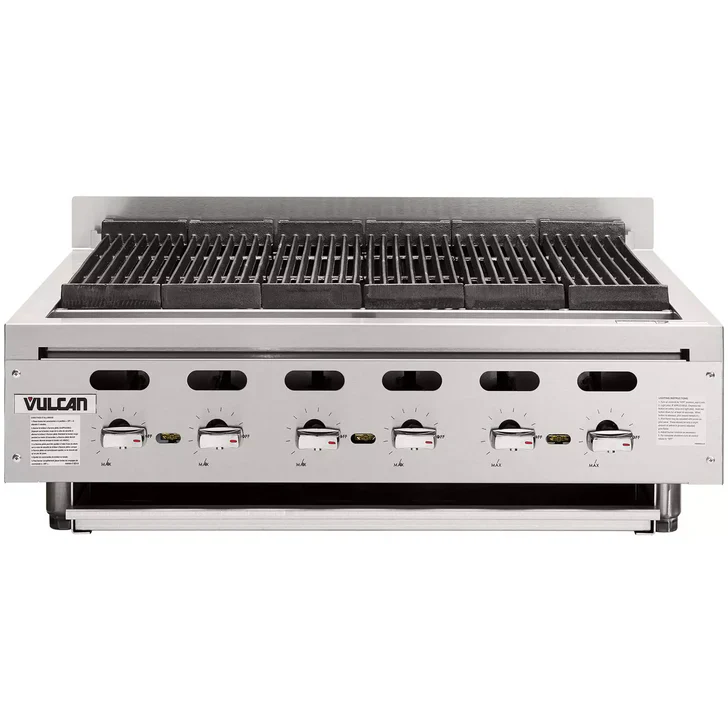 Vulcan VACB36 36" robust-build Natural Gas/Propane Radiant Charbroiler- 102,000 BTU