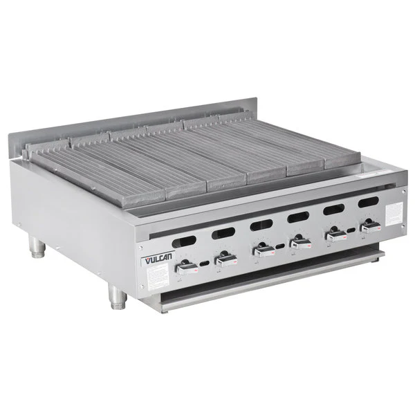 Vulcan VACB36 36" robust Radiant Natural Gas Charbroiler - 102,000 BTU