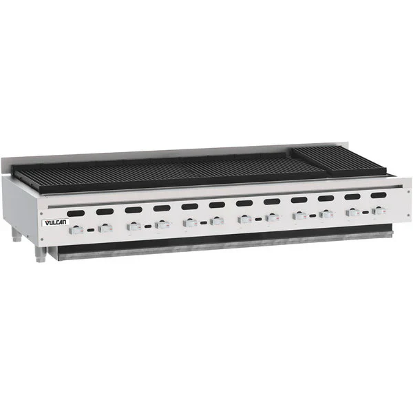 Vulcan VACB72 72" robust Natural Gas/Propane Radiant Charbroiler- 221,000 BTU