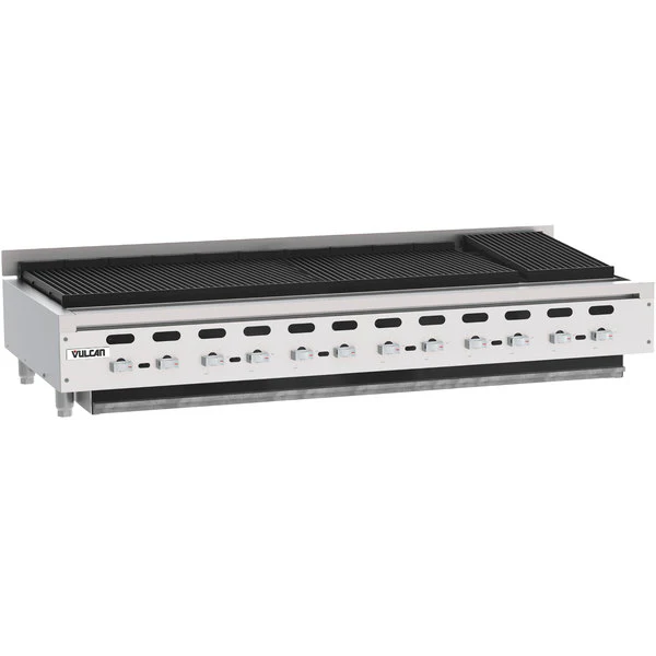 Vulcan VACB72 72" robust Radiant Natural Gas Charbroiler - 221,000 BTU