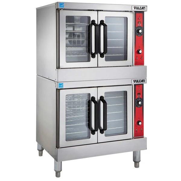 Vulcan 50,000 BTU Double Full Size Liquid Propane Gas Convection Oven - VC55GD