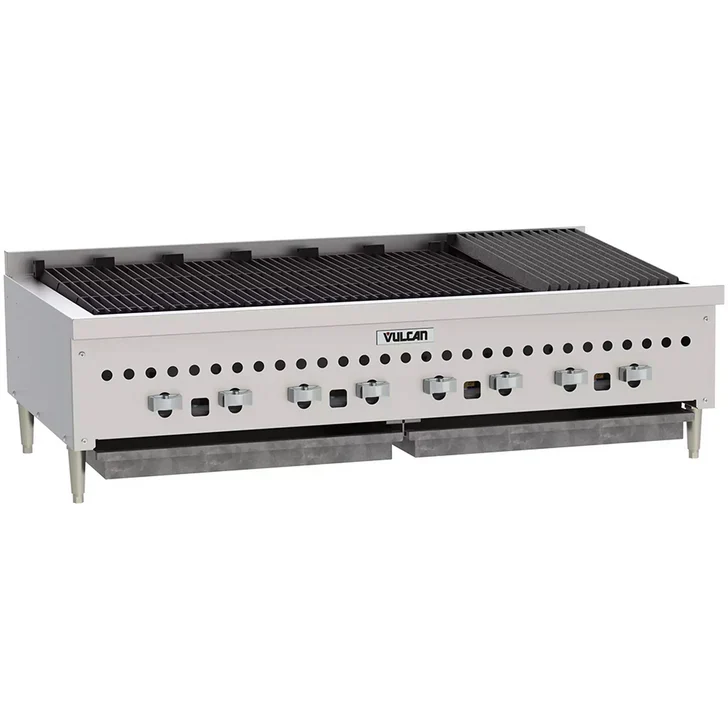 Vulcan VCCB47 47" Natural Gas/Propane Cast Iron Grates Charbroiler -116,000 BTU