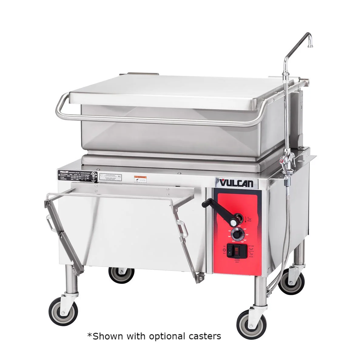 Vulcan VE30 Electric 30-Gallon Manual Tilting Braising Pan - 208V, 3 Phase