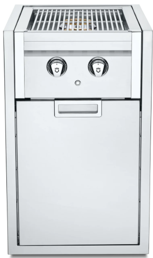 Crown Verity - Infinite Series Small Built-In Cabinet w/ Liquid Propane Dual Side Burner for Bulk Tanks Only - IBISC-SB-SIBULK