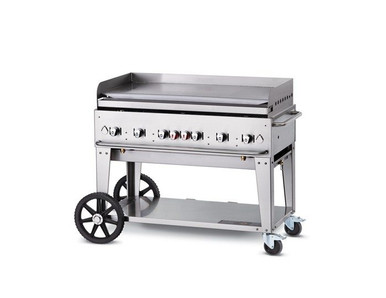 Crown Verity - 48" Natural Gas Mobile Griddle W/ Splash Guard - MG48NG Crown Verity - 48" Natural Gas Mobile Griddle W/ Splash Guard - MG48NG - Image 2