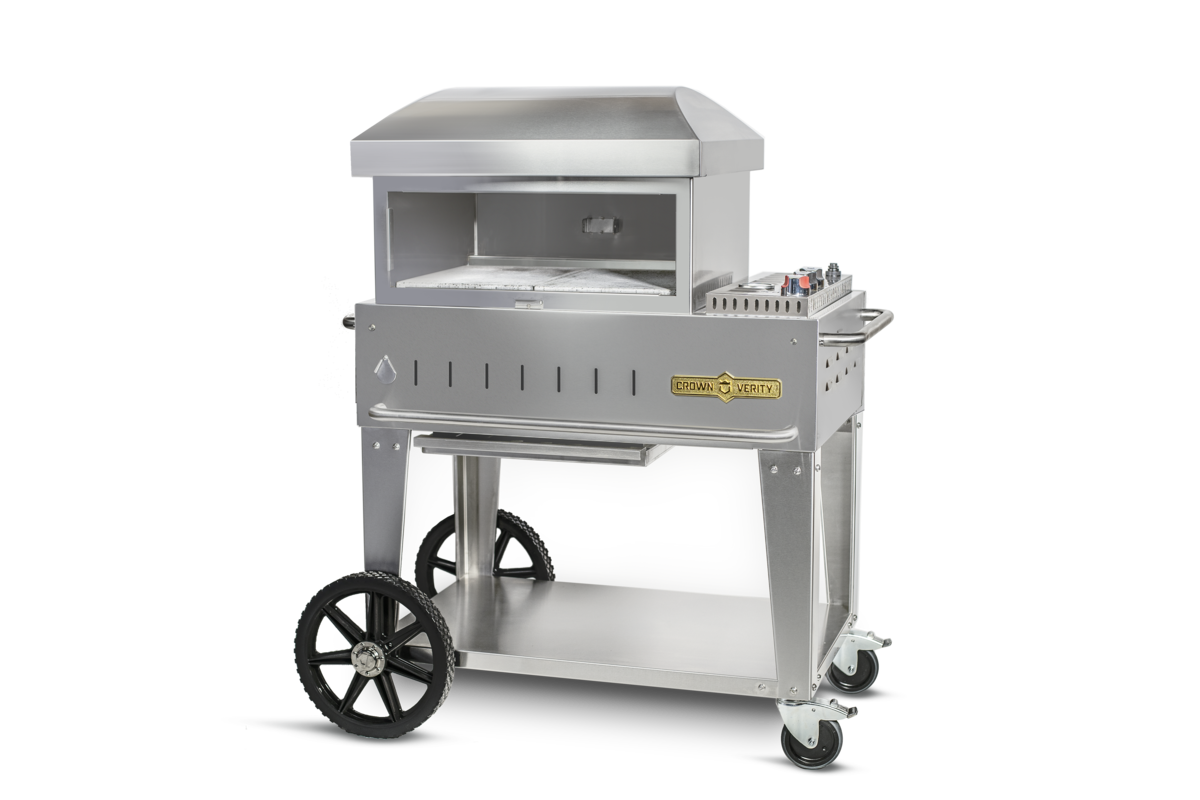 Crown Verity - 24" Liquid Propane Mobile Outdoor Pizza Oven