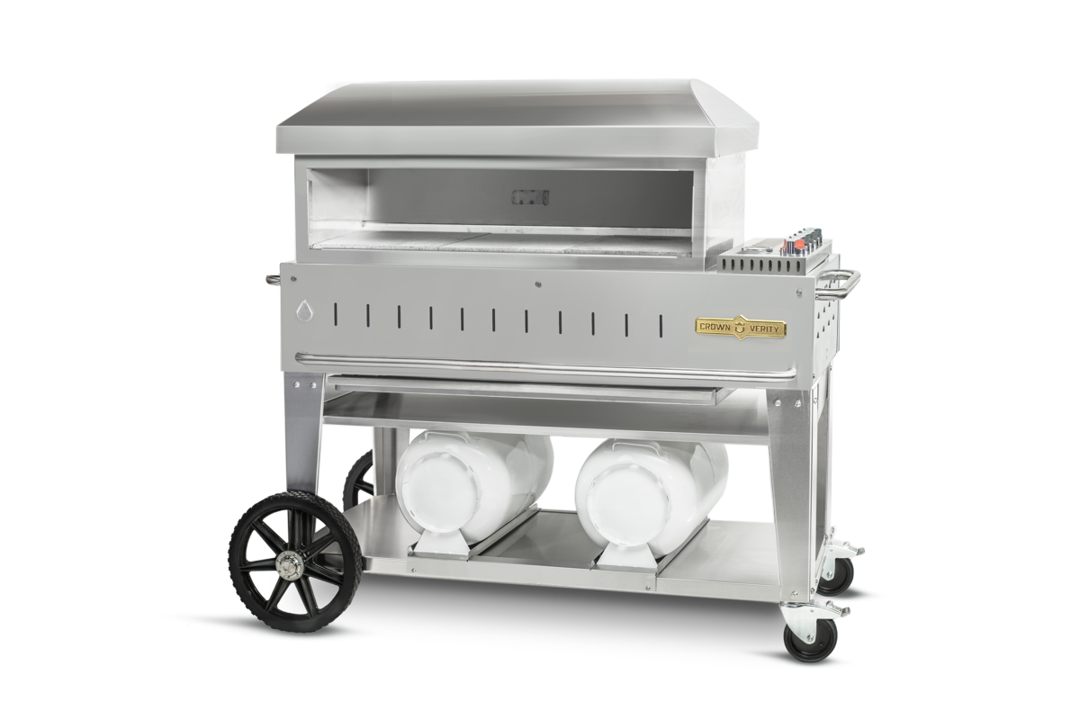 Crown Verity - Club Series 36" Liquid Propane Mobile Outdoor Pizza Oven