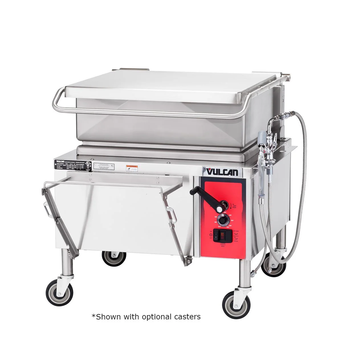 Vulcan VG30 Gas 30-Gallon Manual Tilting Braising Pan - 90,000 BTU