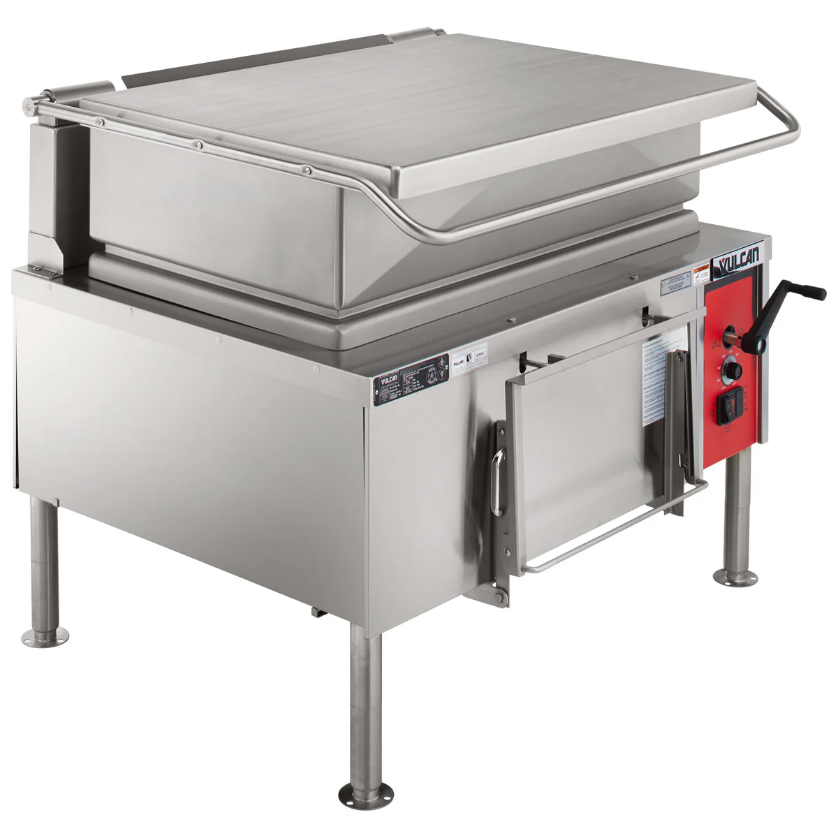 Vulcan VG40 Gas 40-Gallon Manual Tilting Braising Pan - 120,000 BTU