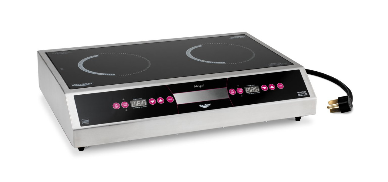 Vollrath - Professional 2.9 kW Side by Side Double Hob Countertop Induction Range - 69523