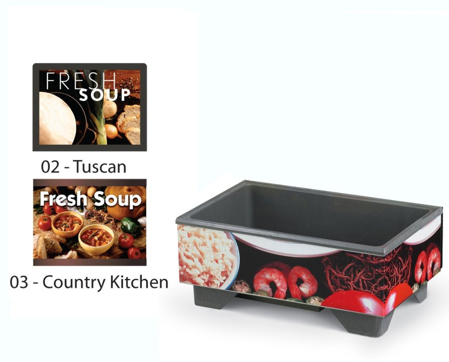 Vollrath - Soup Merchandiser w/ Tuscan Graphics - 720200002