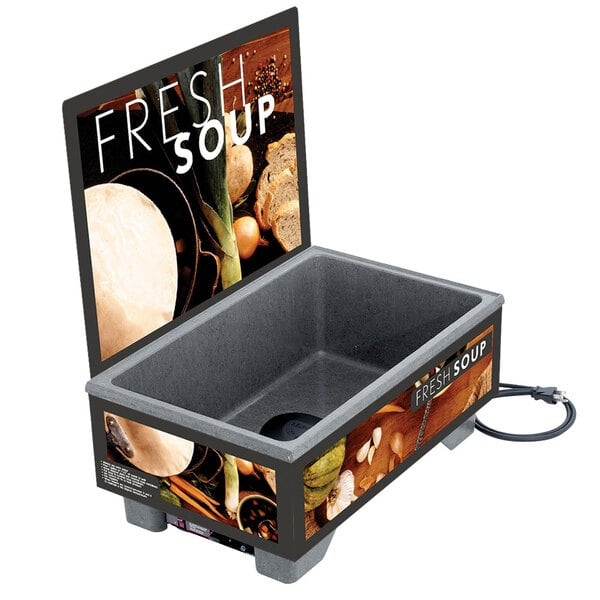 Vollrath - Soup Merchandiser w/ Tuscan Graphics & Menu Board - 720200102
