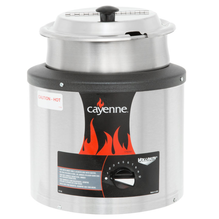 Vollrath - Cayenne 4 Qt Countertop Warmer Package - 72430