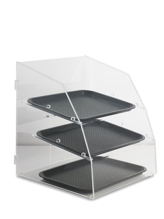 Vollrath - Large 3-Tier Acrylic Baked Goods Display Case w/ Rear Access - LBC1418-3R-06